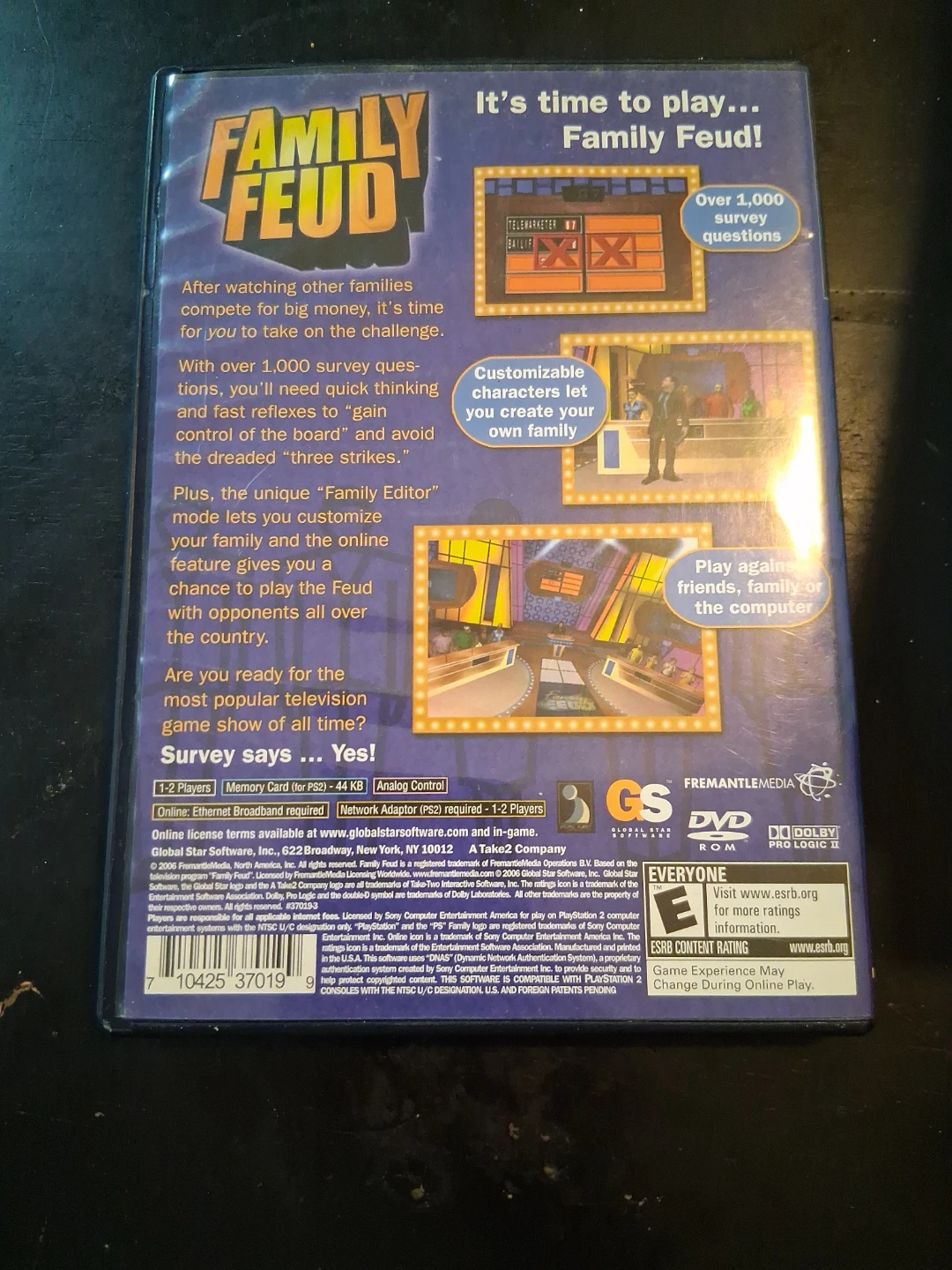 Family Feud PlayStation 2 Game