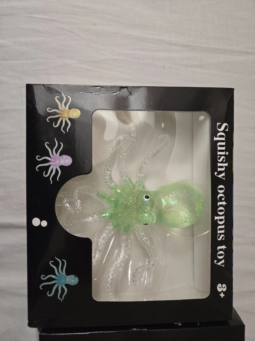 Squishy Octopus Toy - Blue or Green Glittery - photo 2