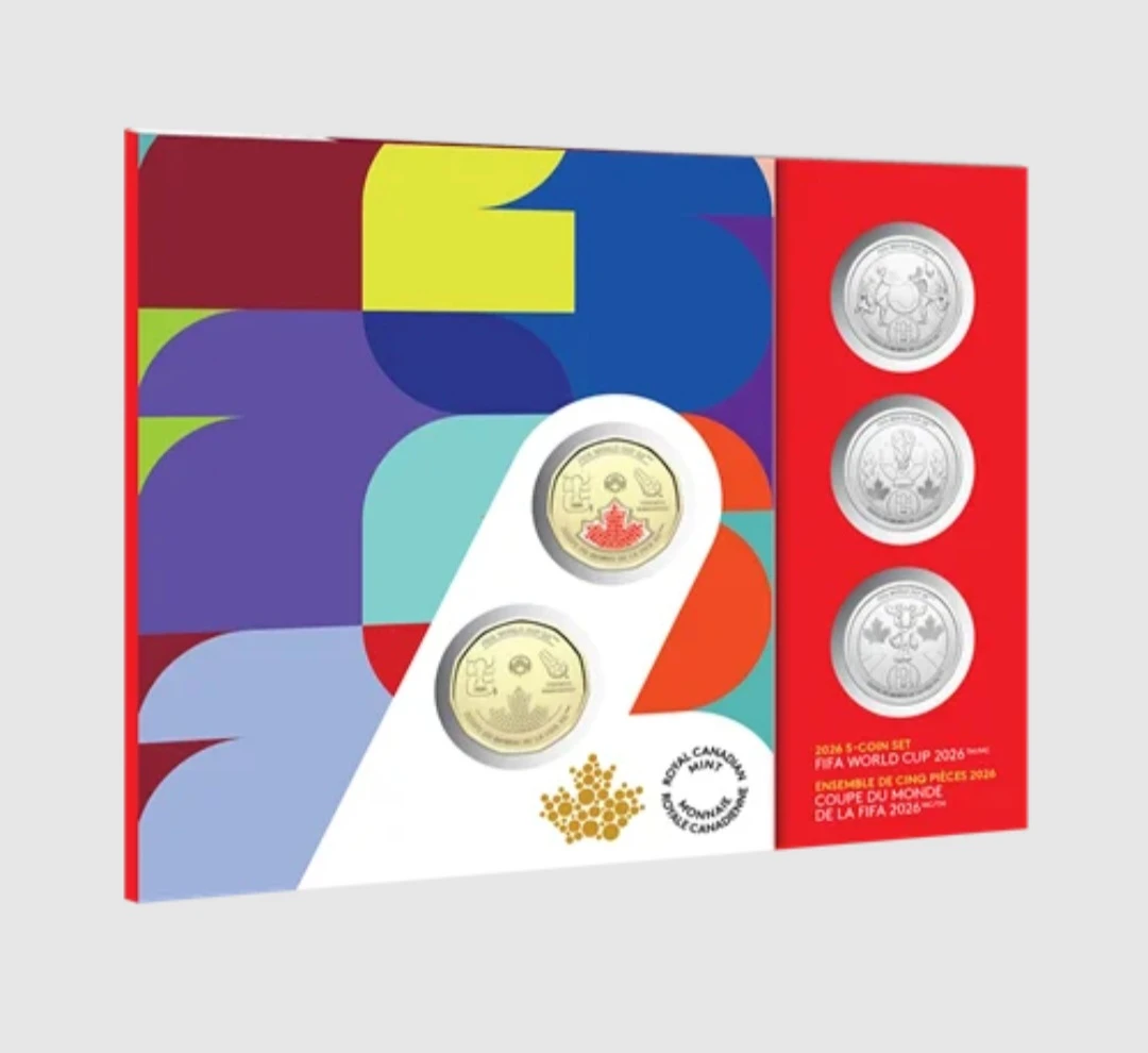 [Brand New/Sealed] 2026 FIFA World Cup 5-Coin Set