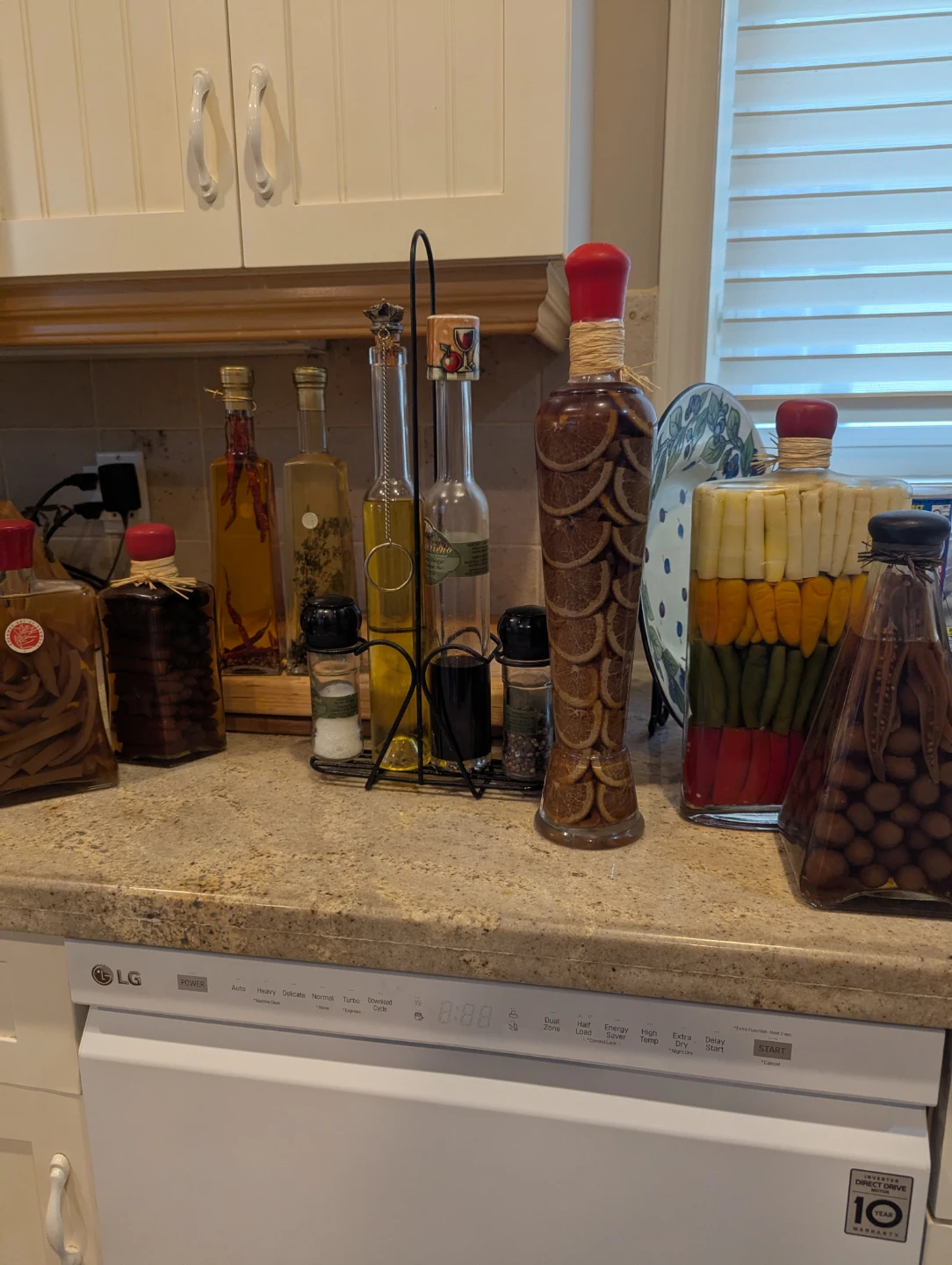 Decorative Infused Olive Oil Bottles