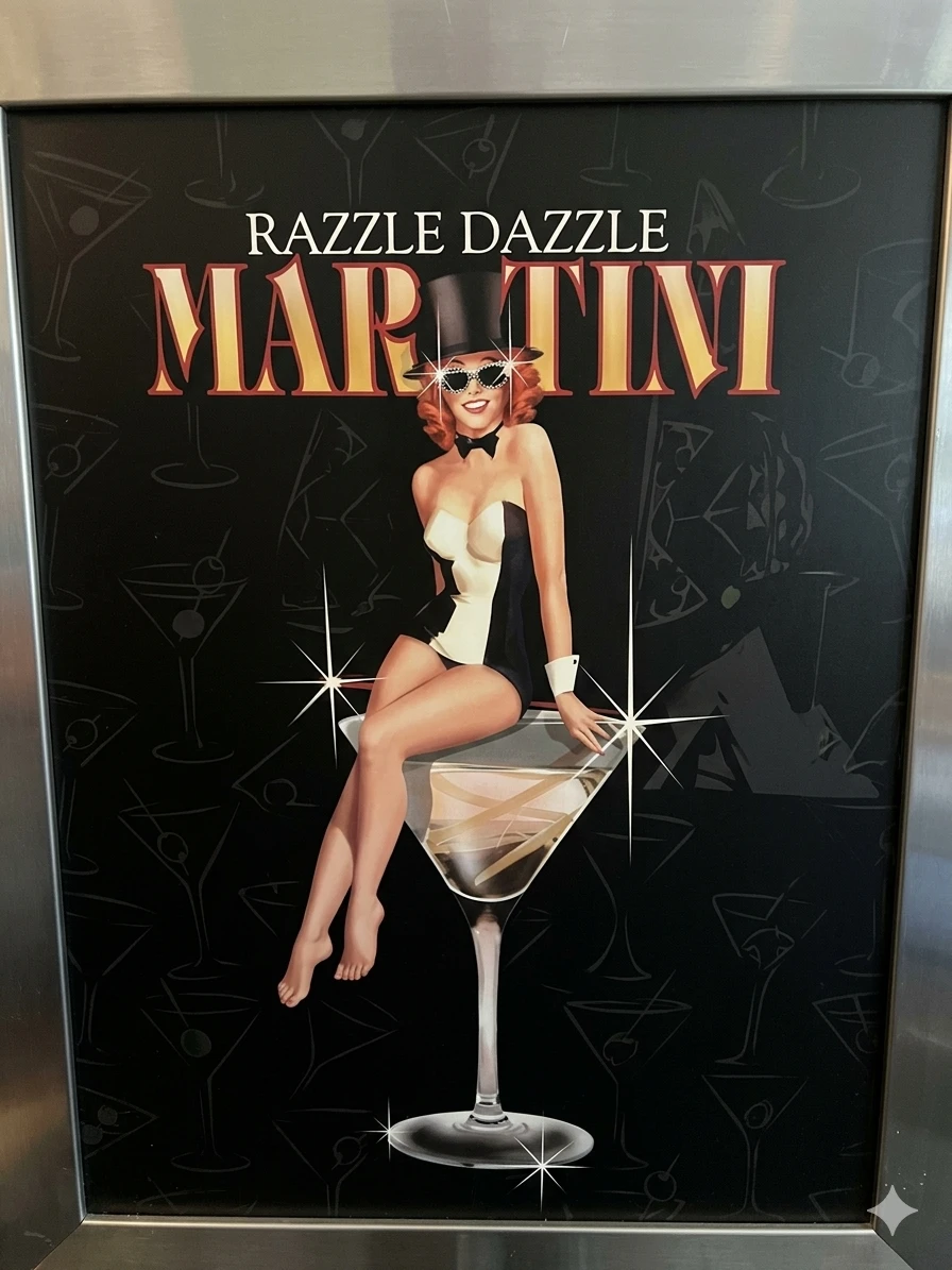 Razzle Dazzle Martini Framed Art - photo 2