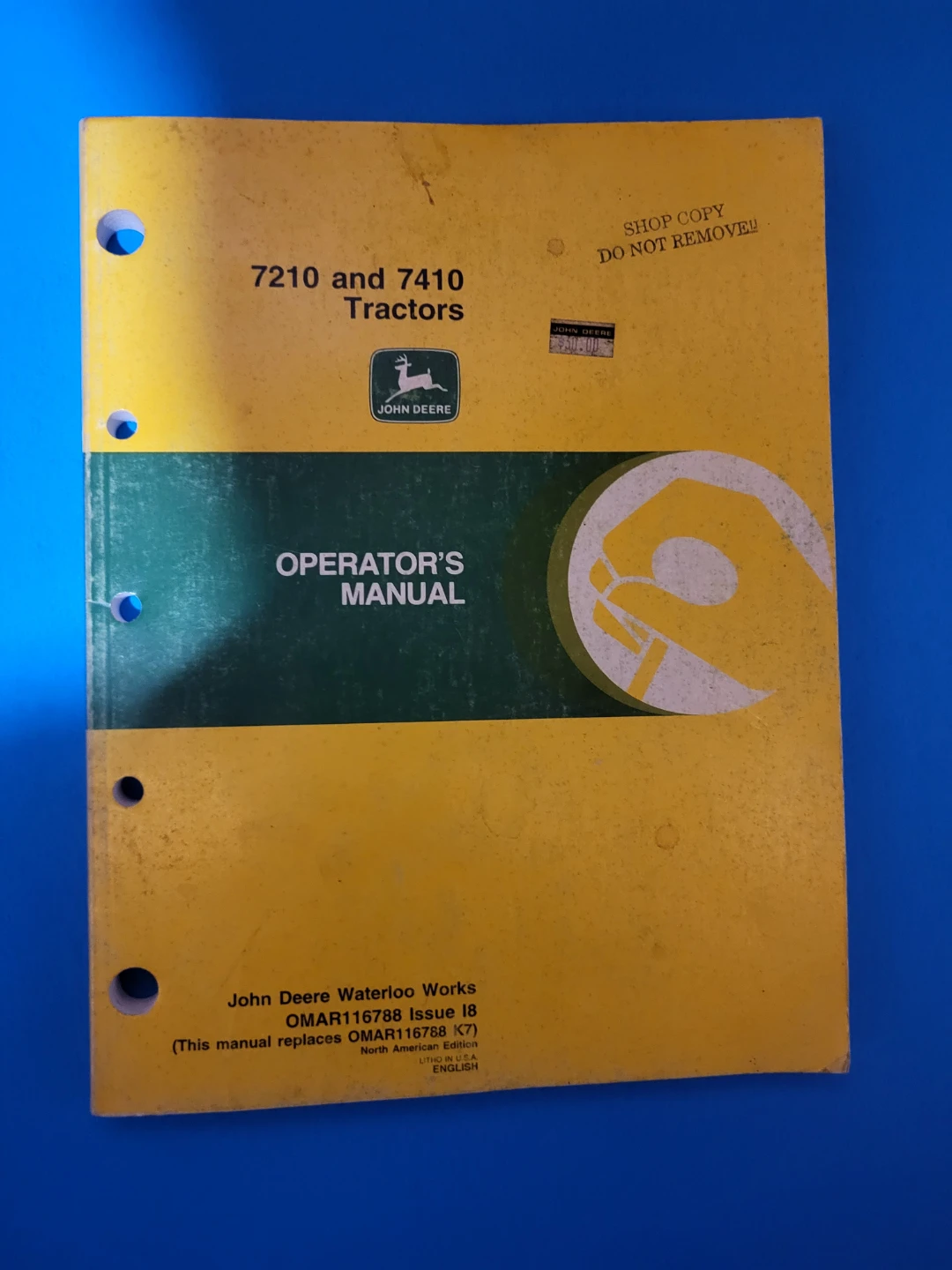 John Deere 7210 and 7410 Tractors Operator's Manual