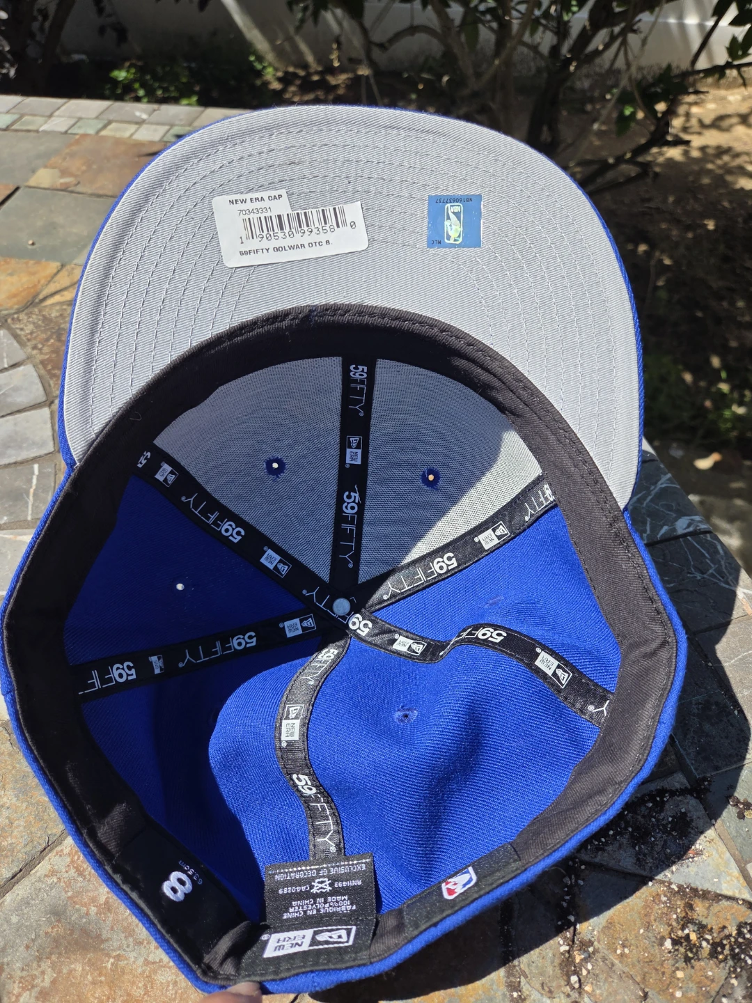 New Era Golden State Warriors 59FIFTY Hat Size 8 - photo 4