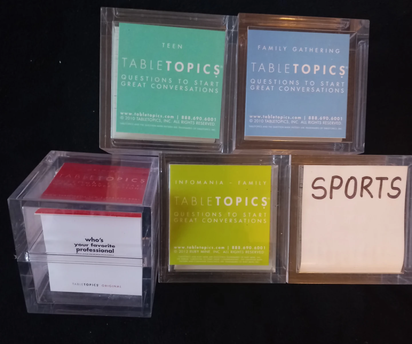 TableTopics Questions to Start Great Conversations Card Decks