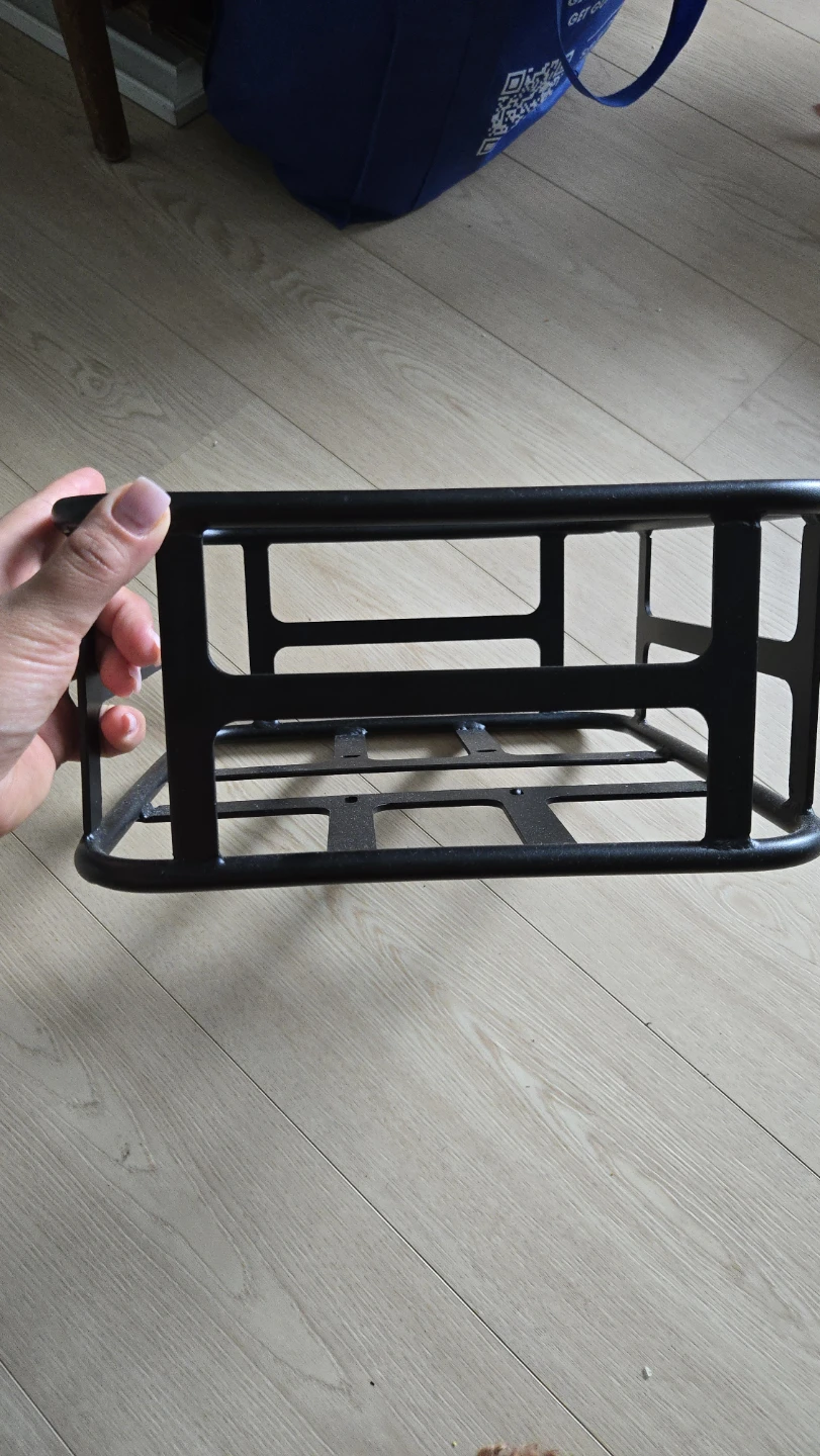 Black Metal Bike Cargo Rack its about 1.5 lbs - photo 2