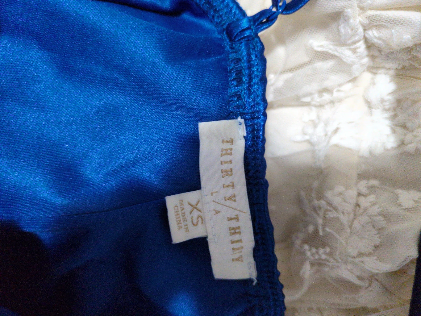 Royal blue slip dress XS - photo 3