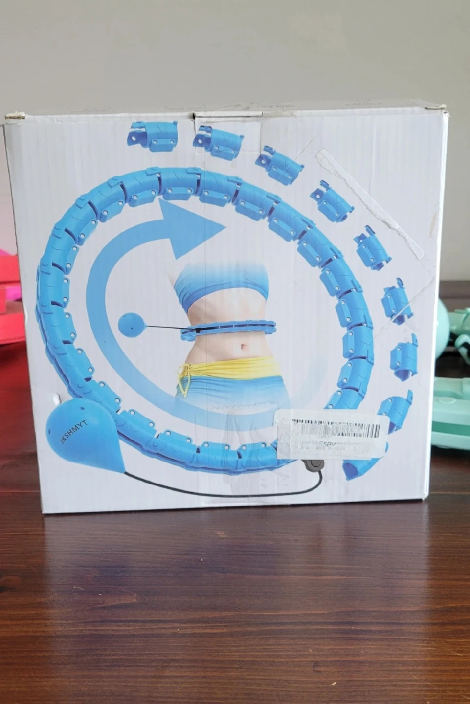 BNIB Weighted Hula Hoop - 47 inch, Cyan ⚽ - photo 2