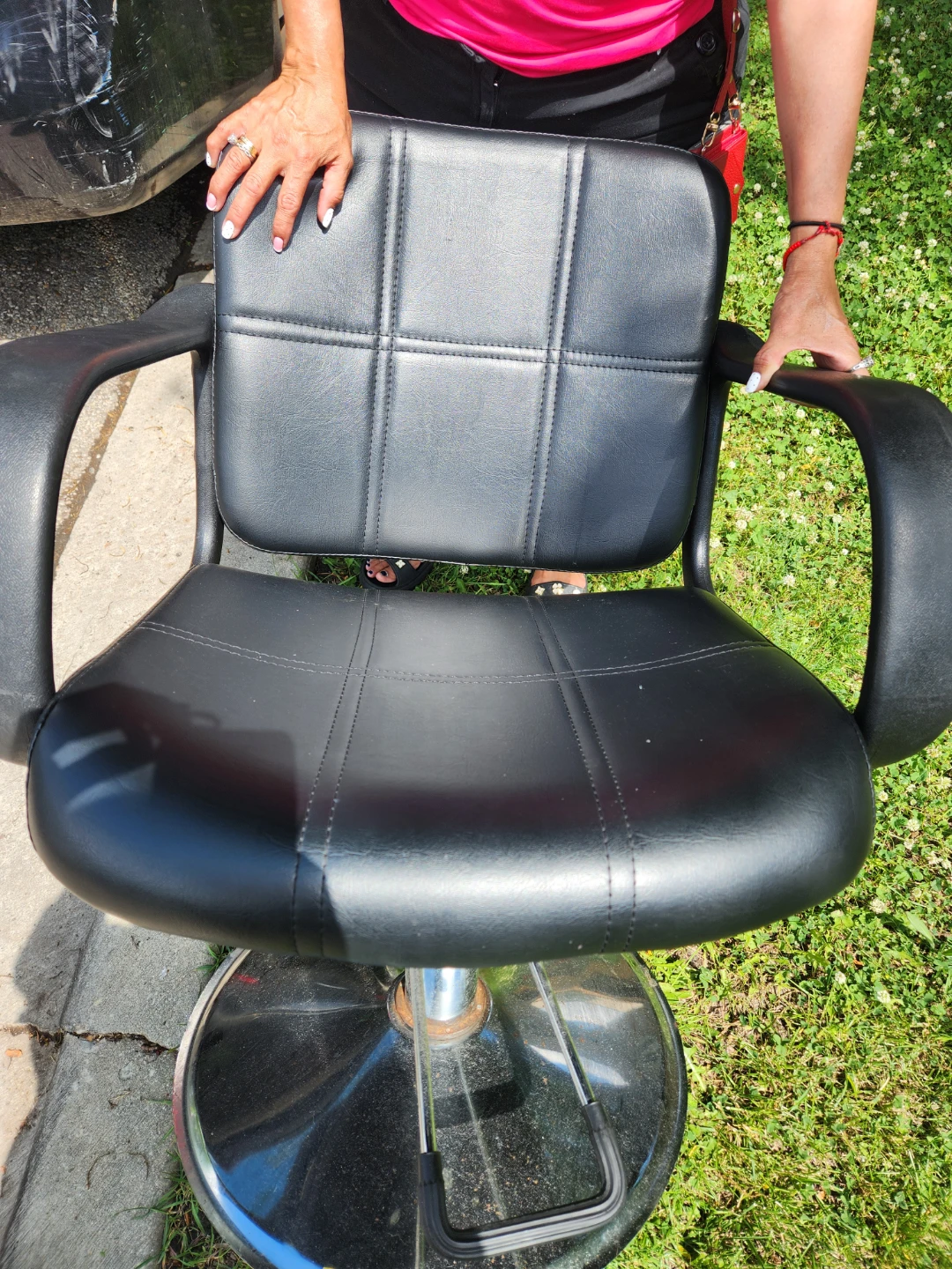 Black Hydraulic Barber Chair - photo 5