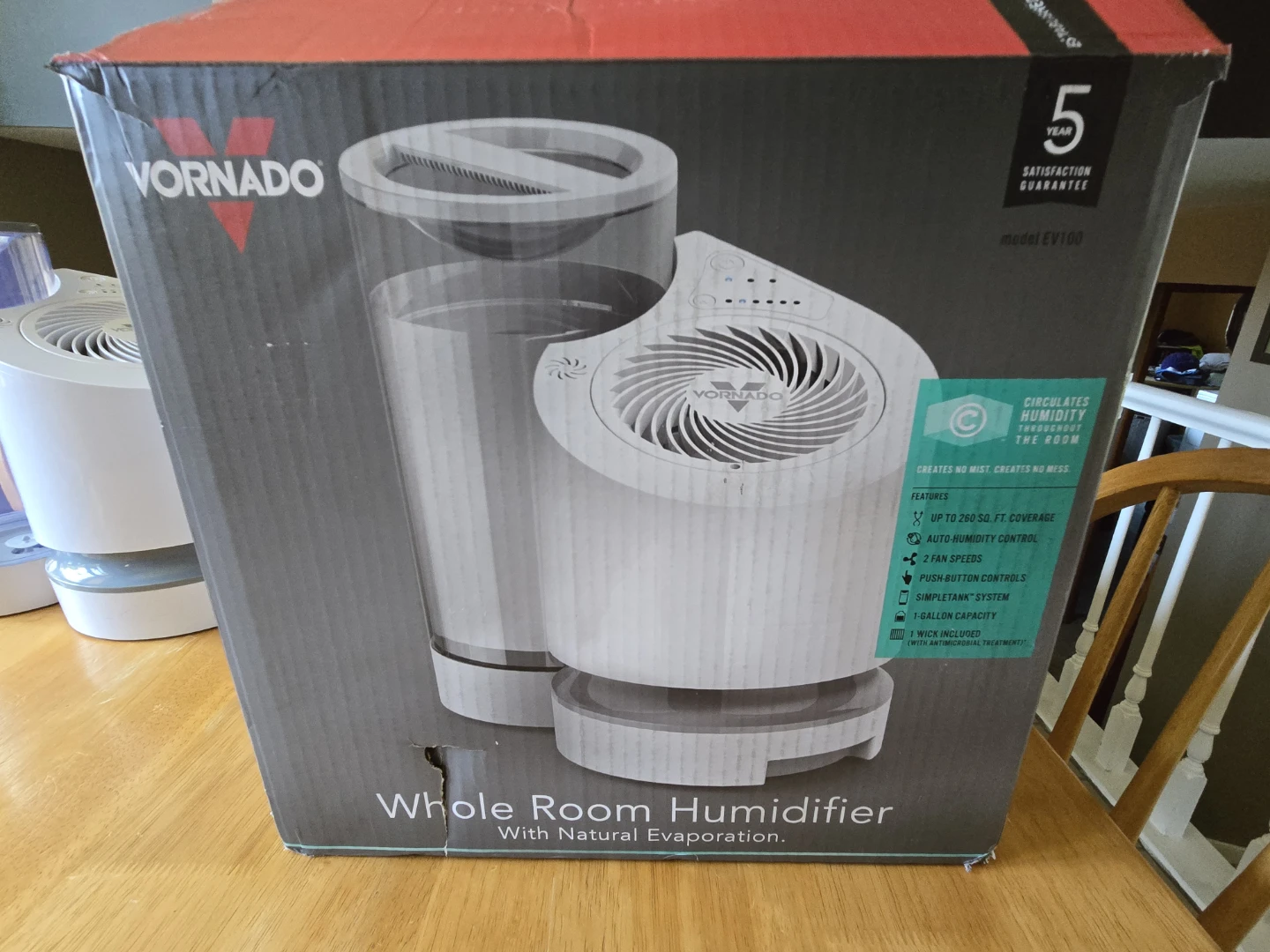 Vornado EV100 Whole Room Evaporative Humidifier