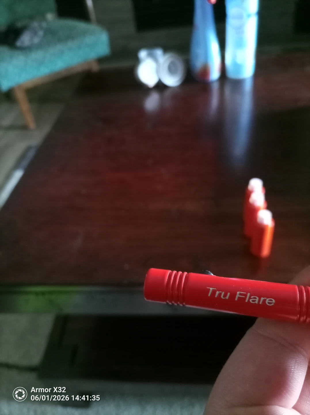 Tru Flare Red Signal Device with 3 bear bagers