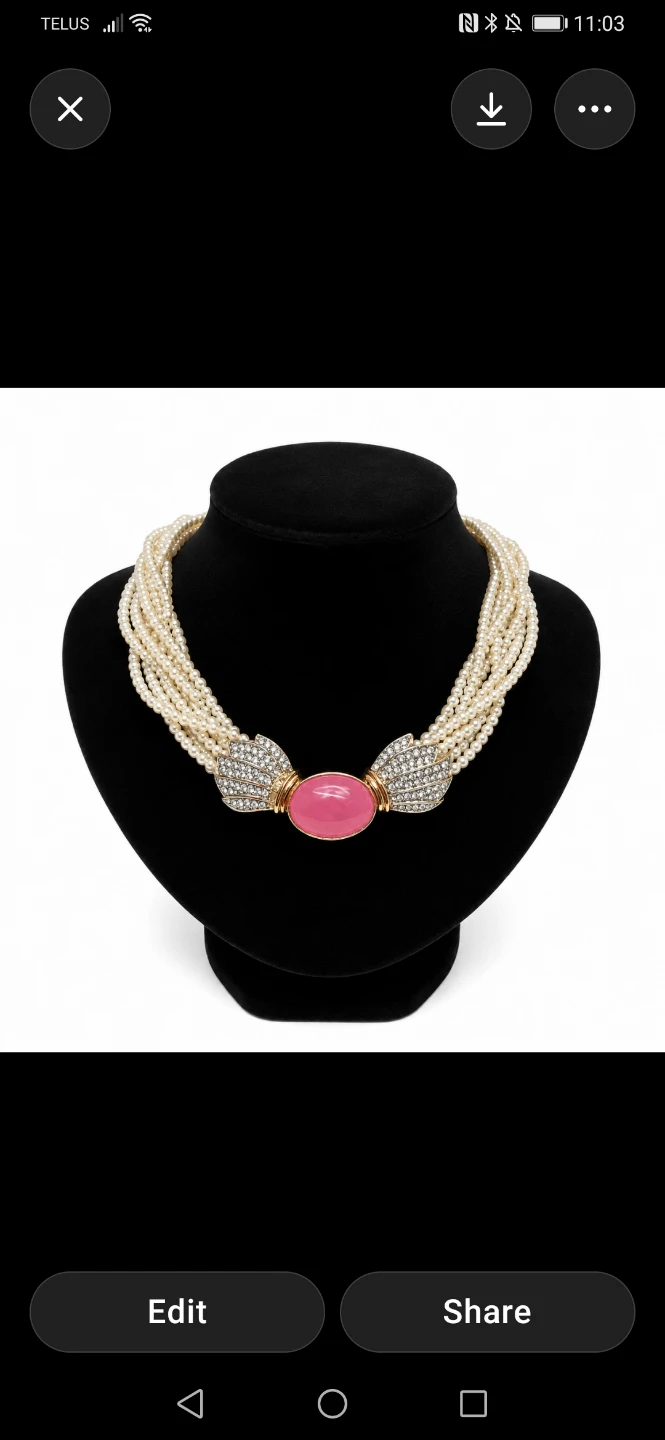 Vintage butler necklace and earrings - photo 2