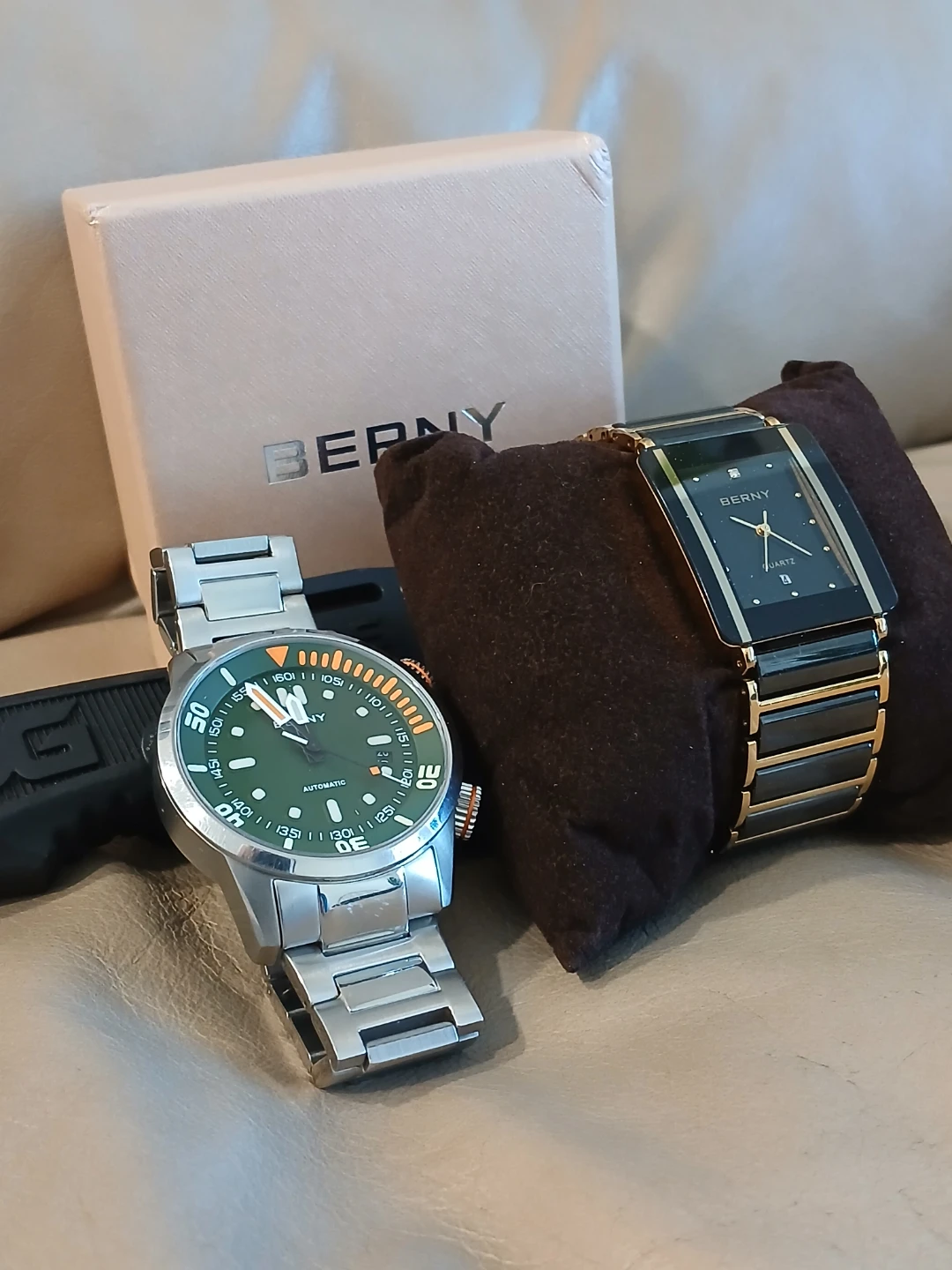 BERNY Automatic Dive Watch & Quartz Dress Watch