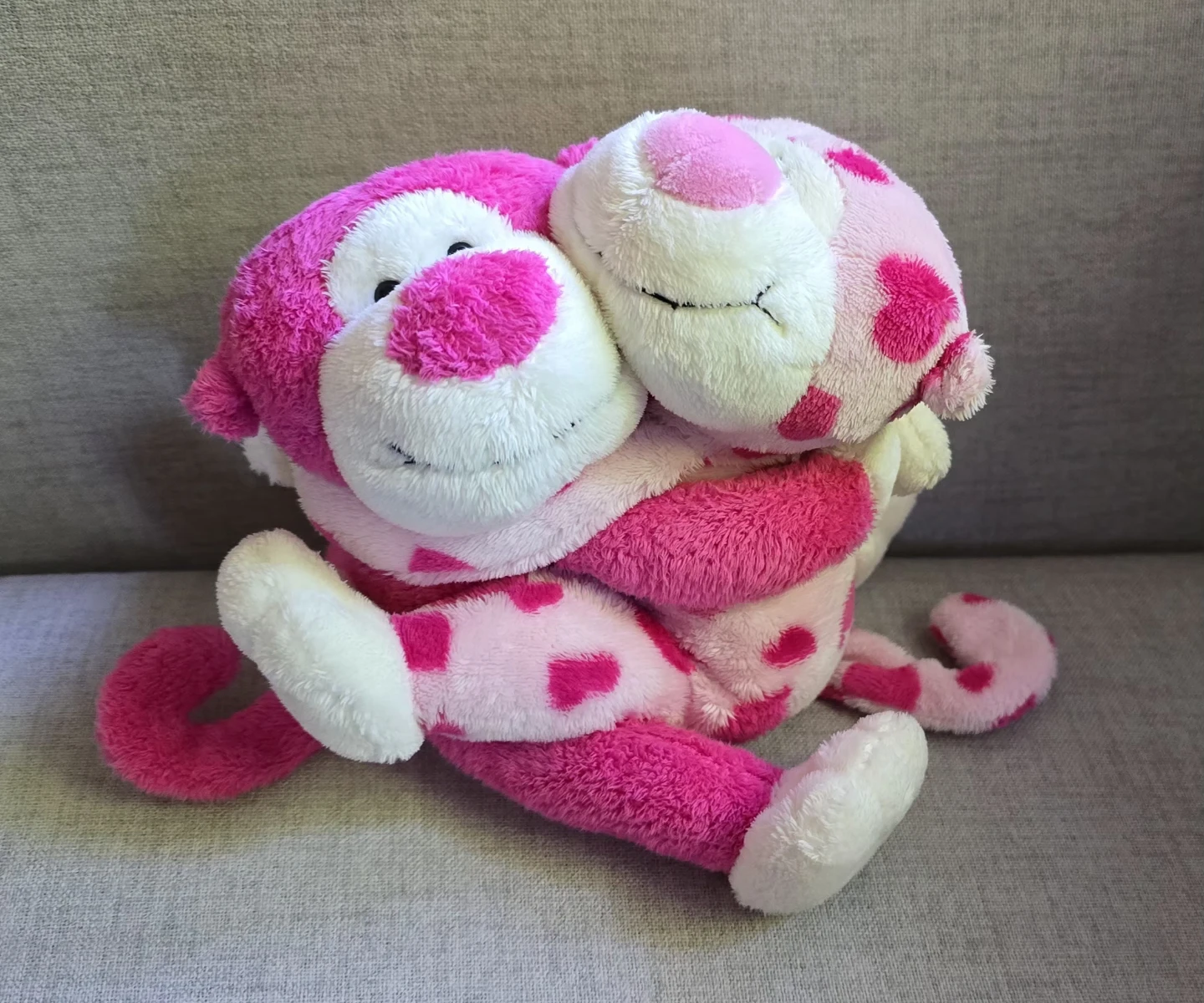 Ty Beanie Pink Spotted Monkey Plush - photo 2