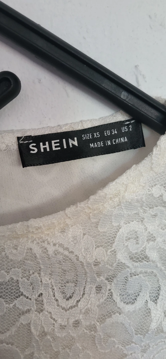 SHEIN White Lace Top - Size XS - photo 2