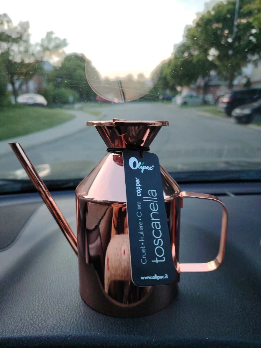Olipac Toscanella Copper Oil Cruet