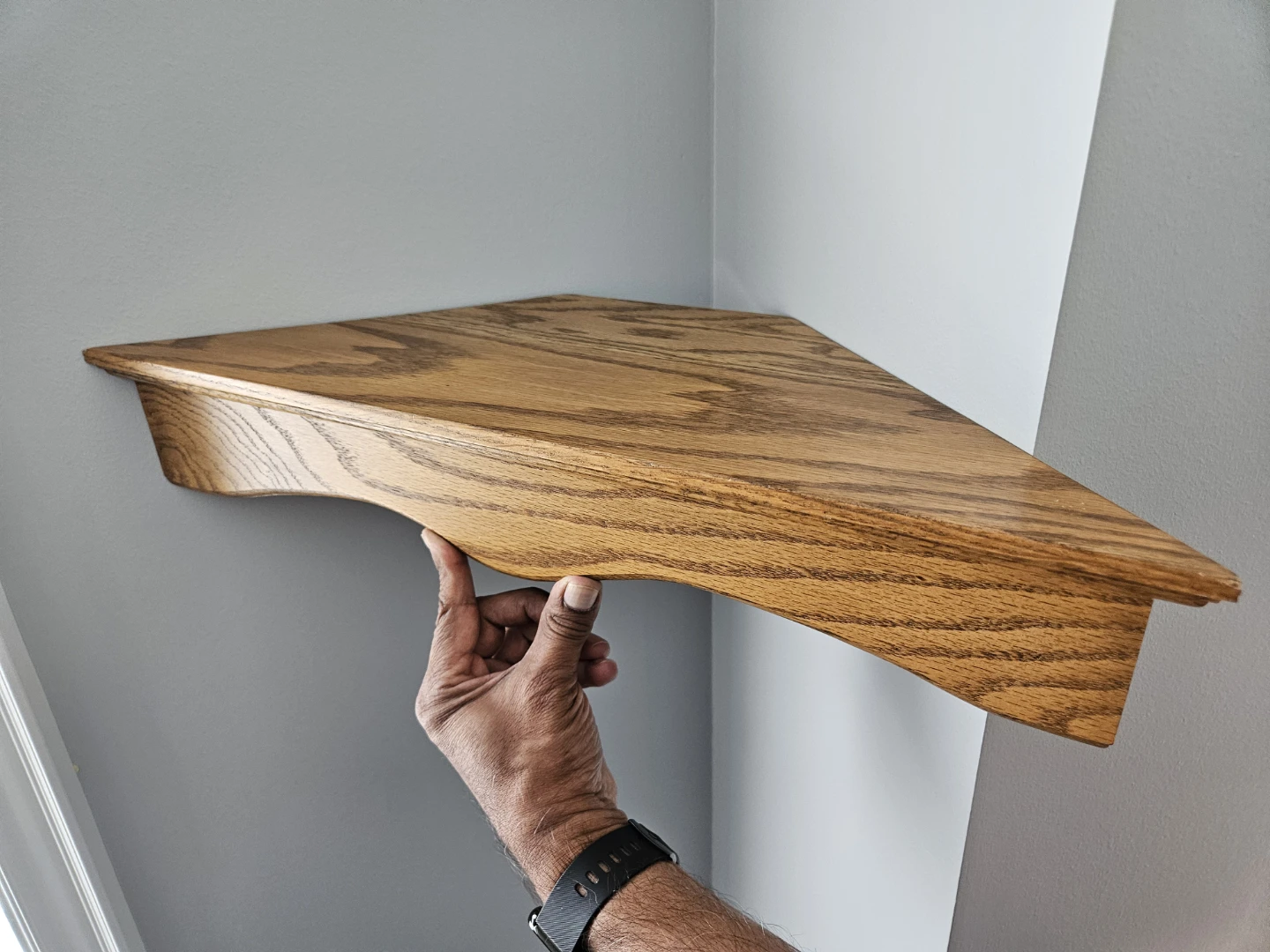 Oak Corner Shelf - photo 3