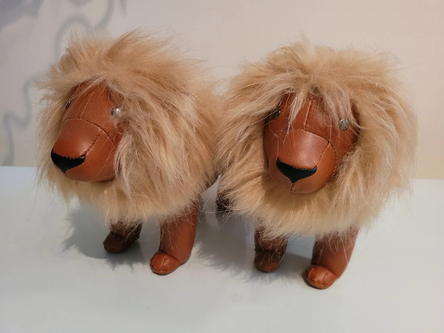 Set of 2 Zuny Lion Bookends. Original $210.