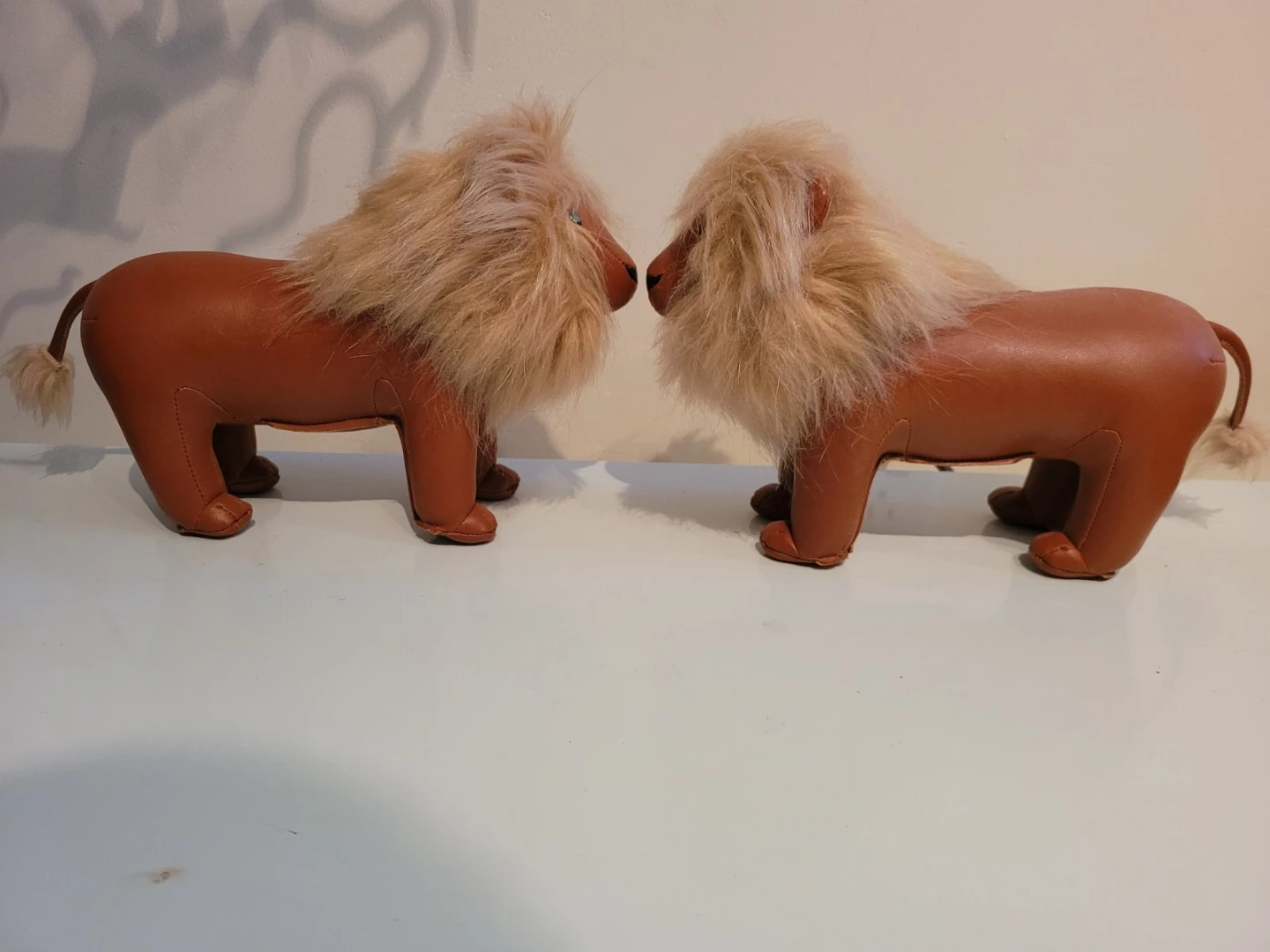 Set of 2 Zuny Lion Bookends. Original $210. - photo 3