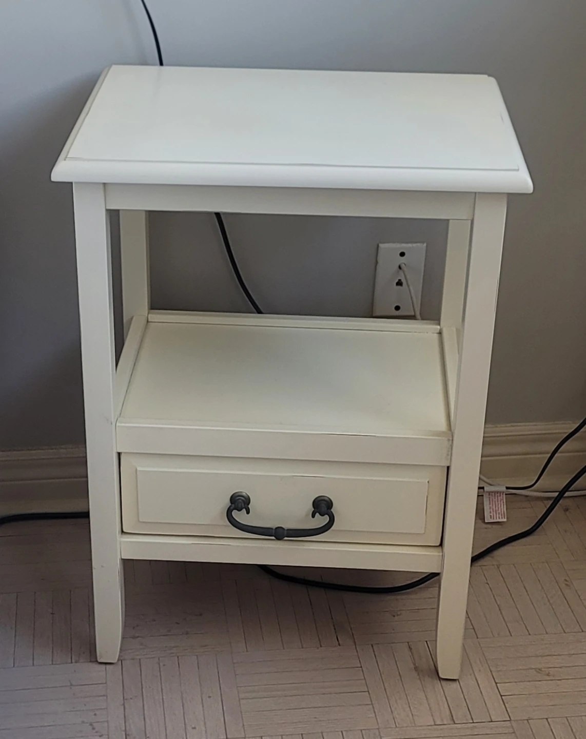 IKEA White Side Table /2 Nightstand - photo 2
