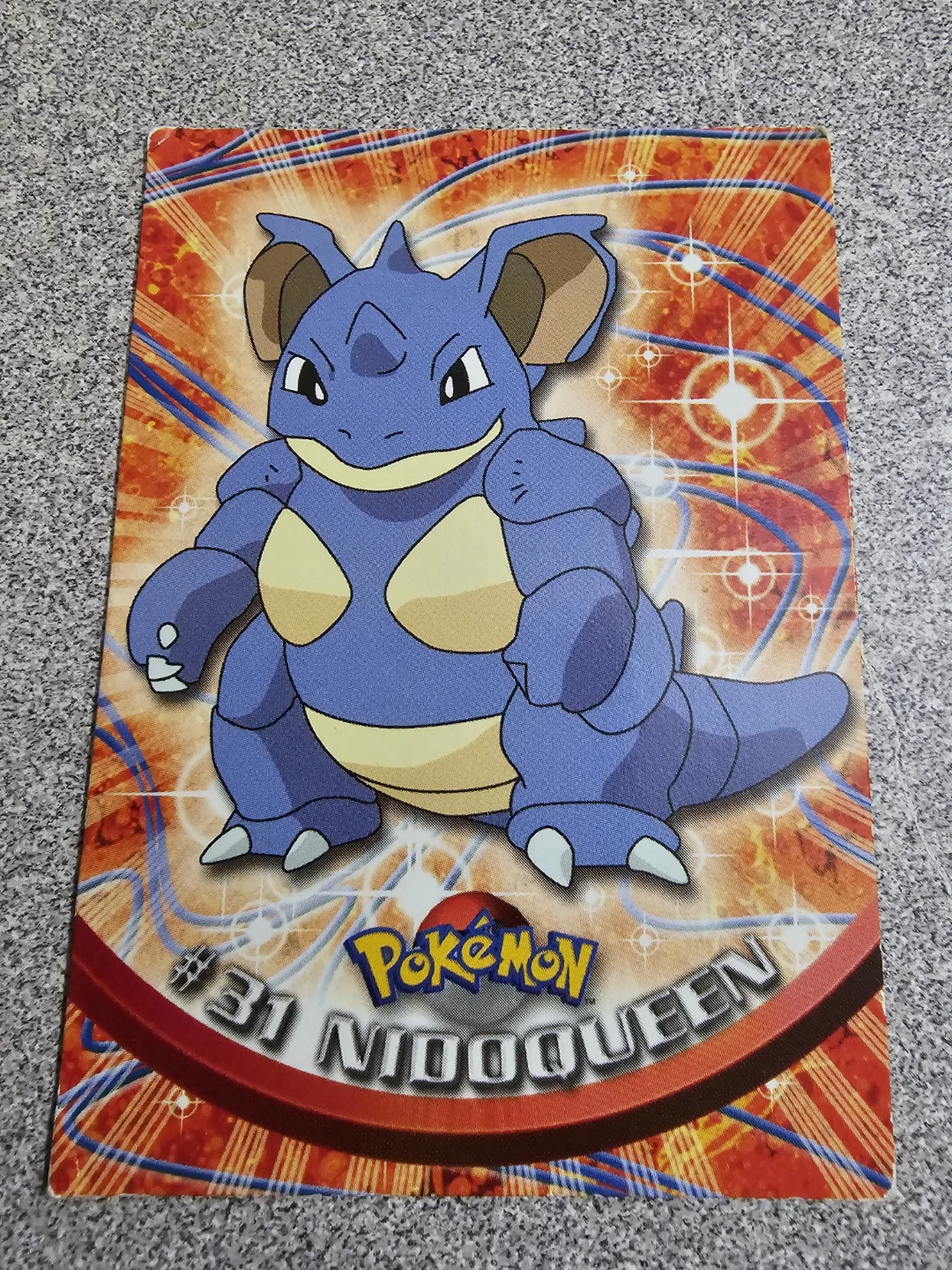Pokemon #31 Nidoqueen Card - TV Animation Edition