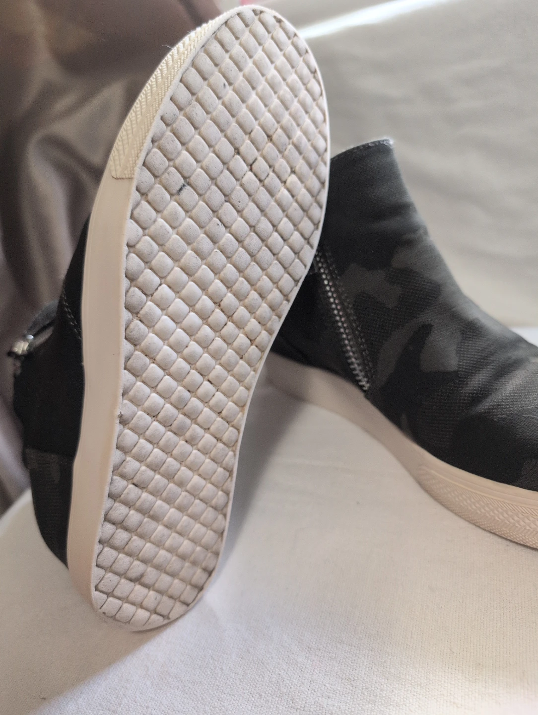 Steve Madden Black Camouflage Wedge Sneakers - photo 3