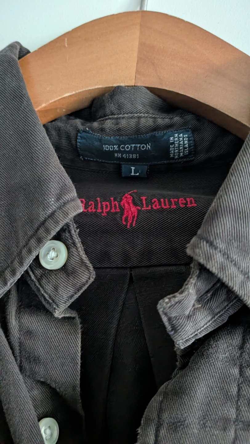Vintage Ralph Lauren Black Long Sleeve Button-Up - photo 2