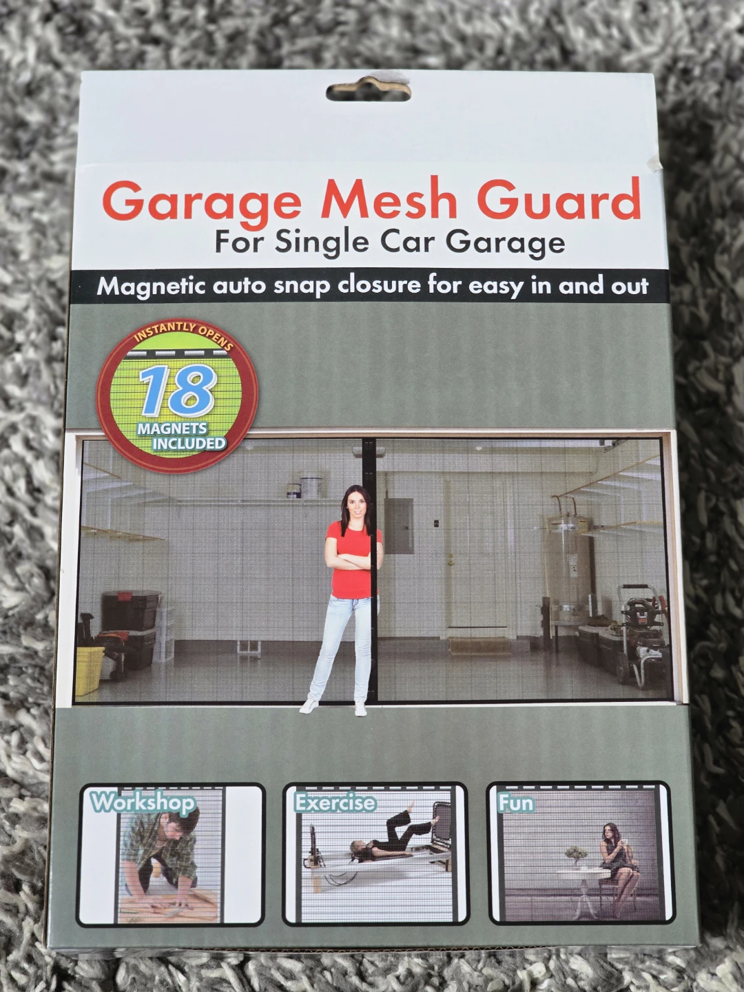 VISCIO Garage Mesh Guard for Single Car garage