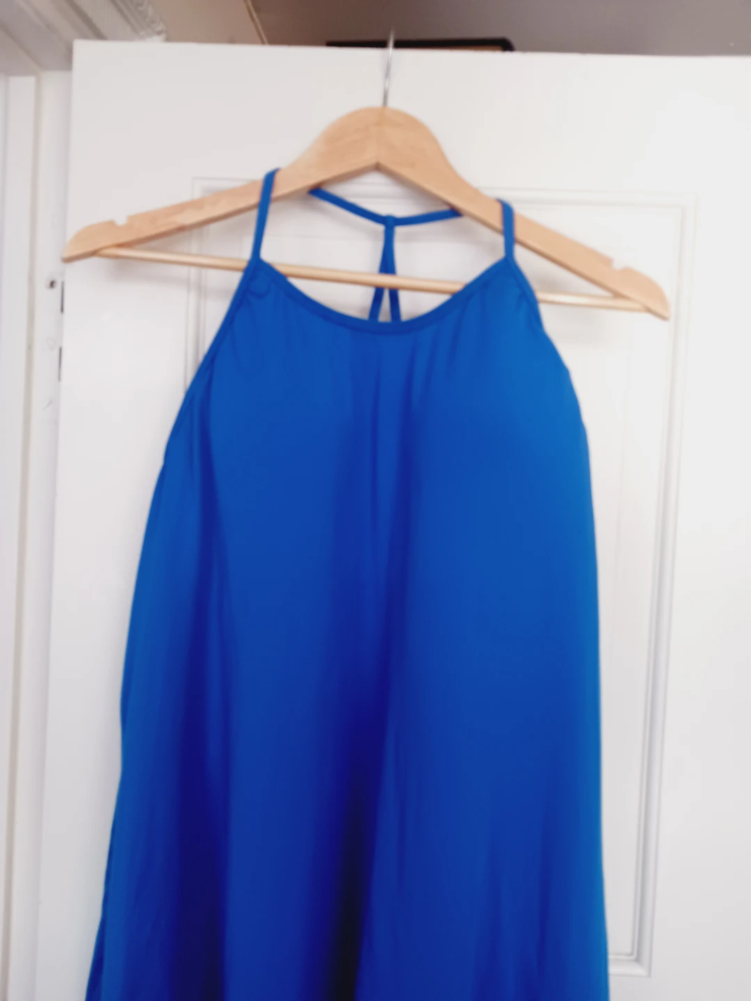 New !!! Blue Athletic Tank Top with Built-in Bra. Size L. - photo 2