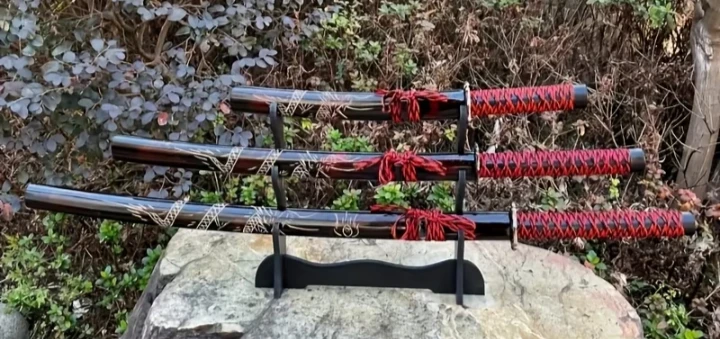 Brand New Decorative Katana Set - Red Dragon Style - photo 2