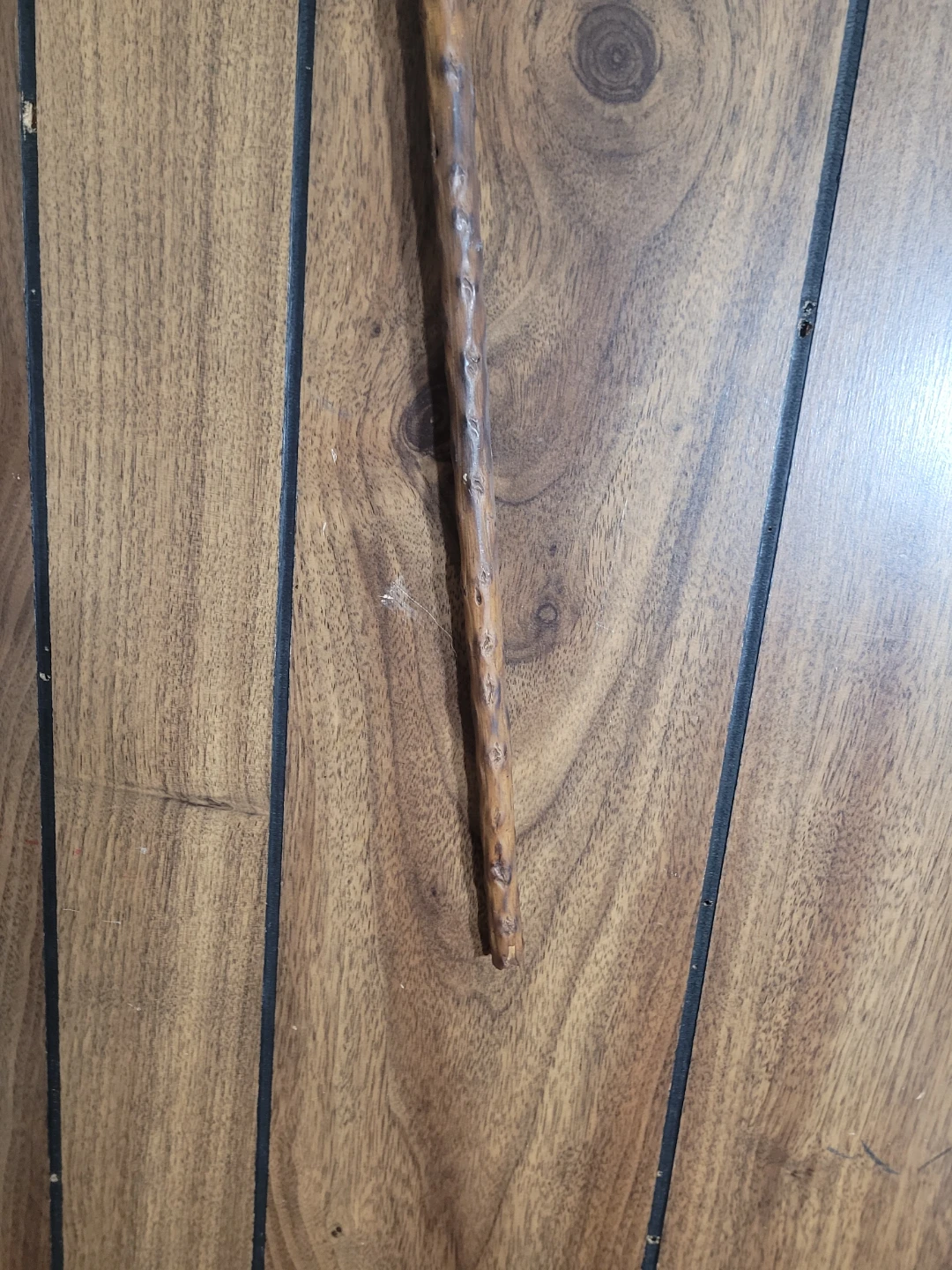Wooden Cane with Carved Details 26" Long - photo 2