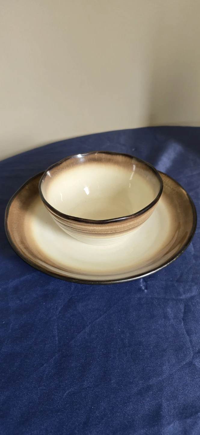 Gourmet Basics by Mikasa Bowl and Plate Set