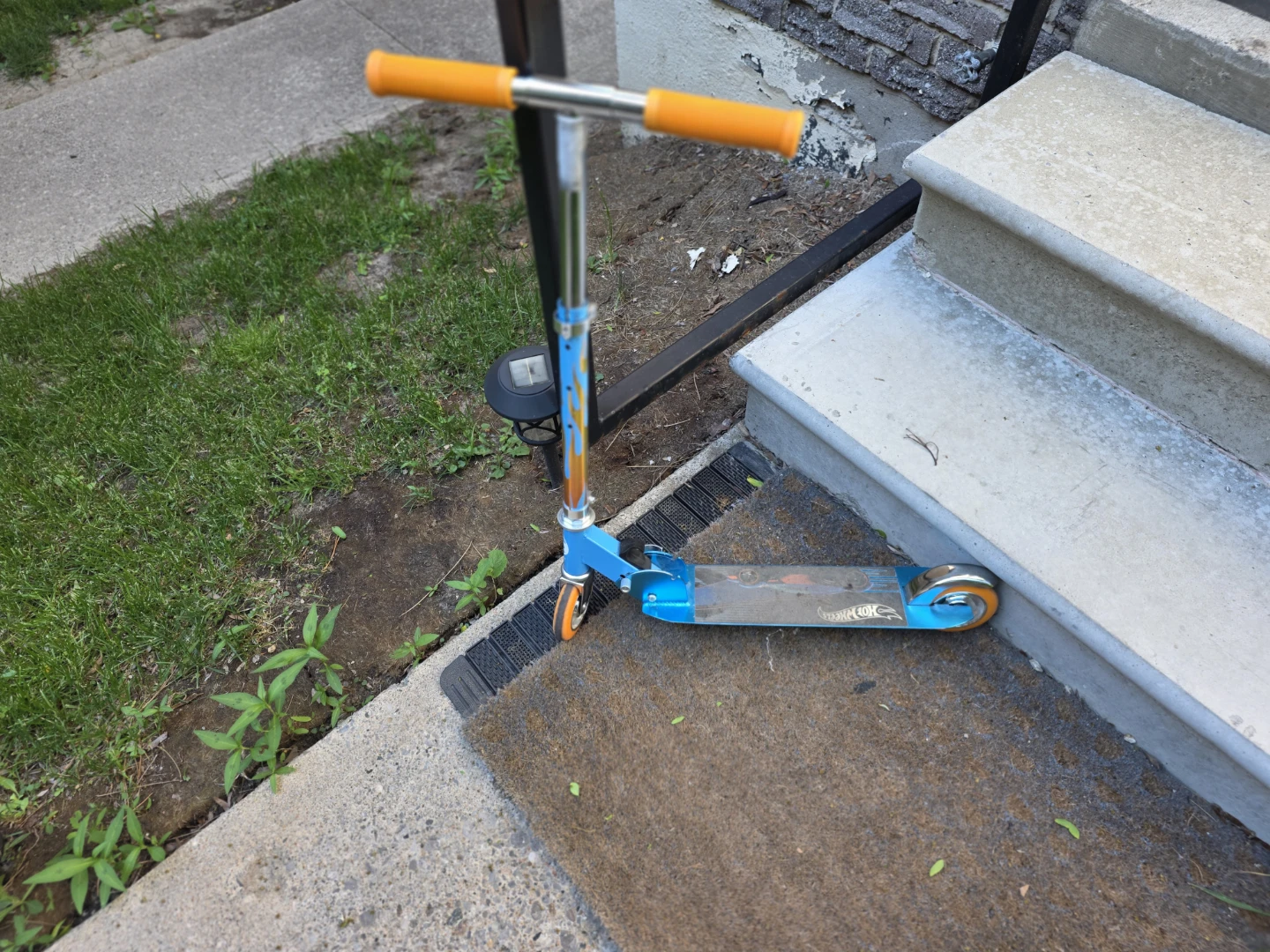 Blue and Orange Kids Scooter