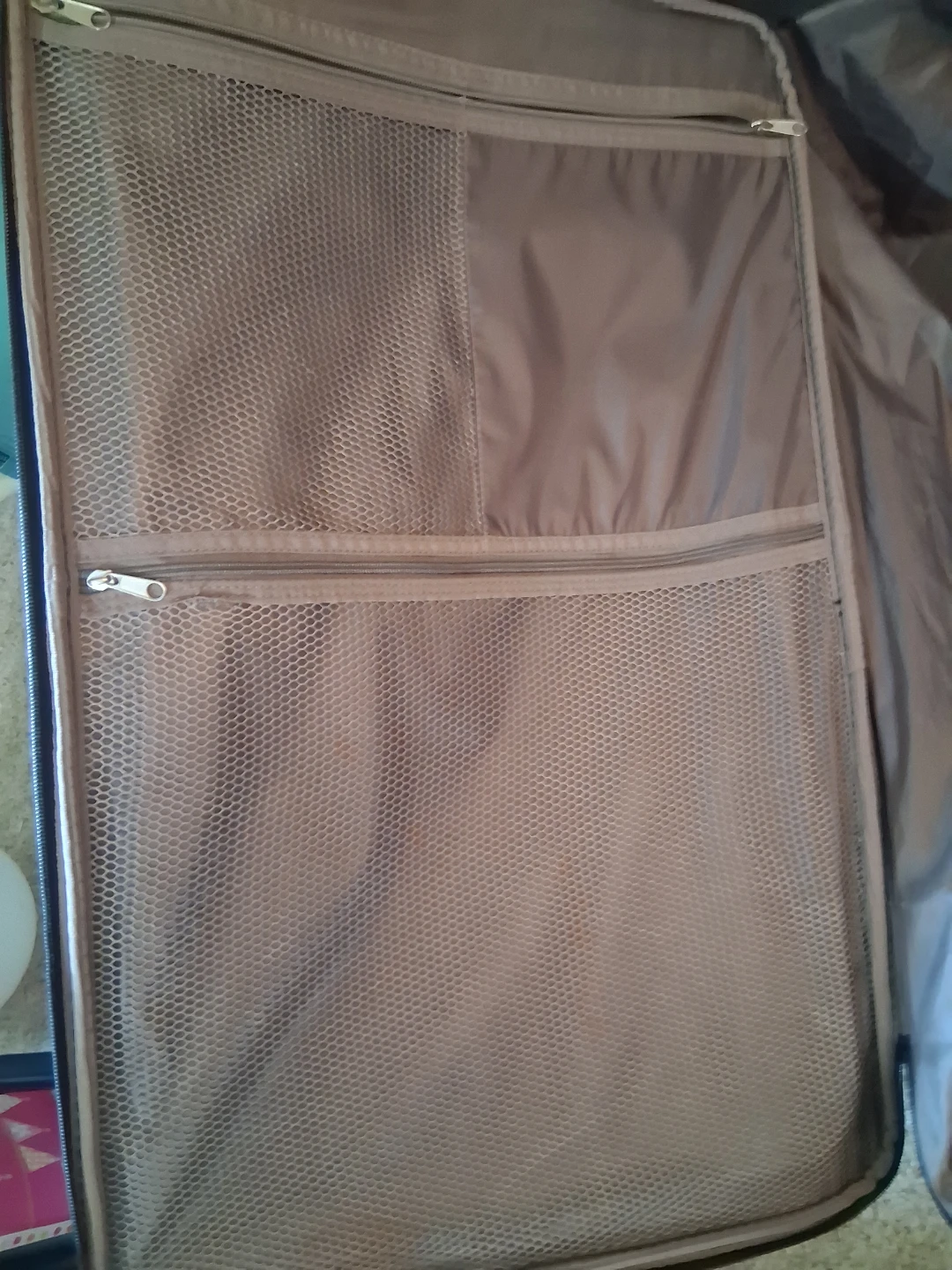 Black cloth rolling Suitcase