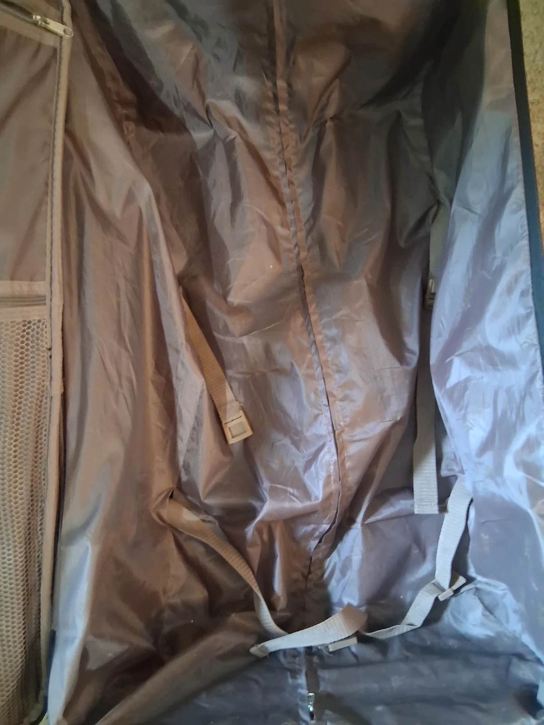 Black cloth rolling Suitcase - photo 2