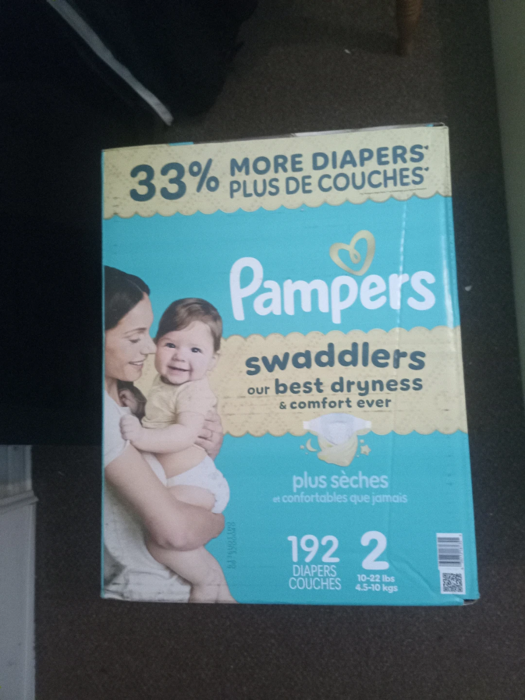 Pampers Swaddlers Diapers Size 2 (192 Count)