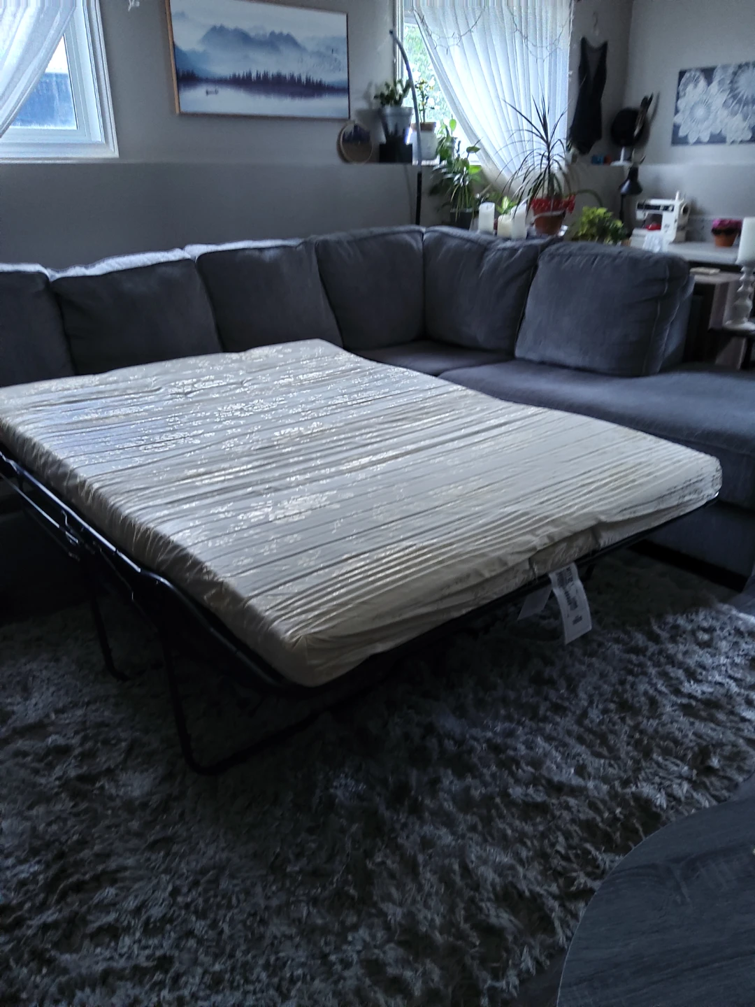 Sofa sleeper with corner chaise - photo 4