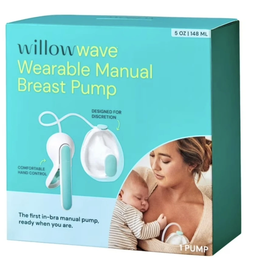 WillowWave Wearable Manual Breast Pump 148 ML