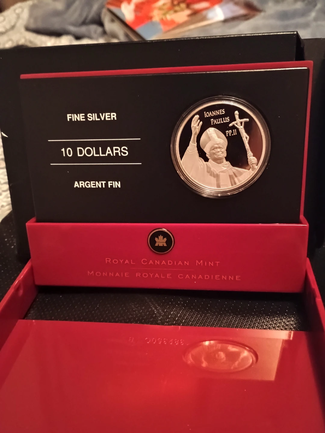 Royal Canadian Mint 2005 Pope John Paul Commemorative Silver