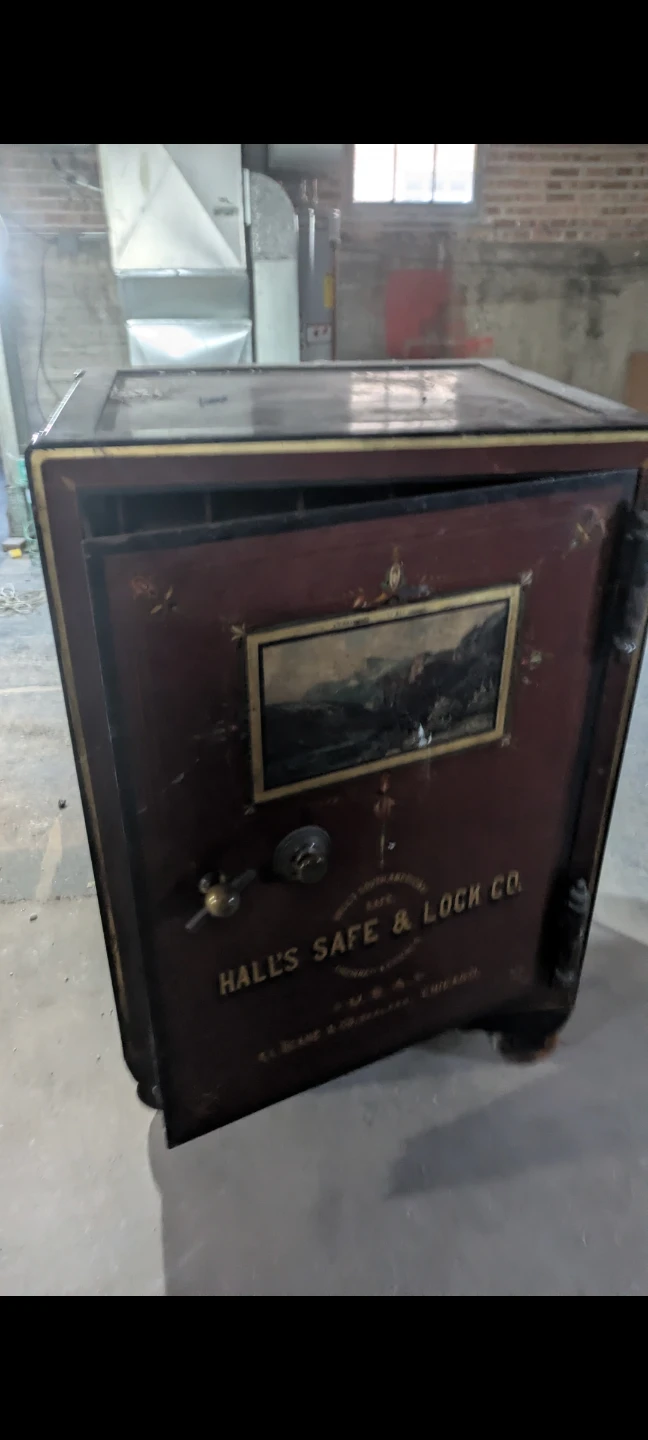 Hall's Safe & Lock Co. Antique Safe
