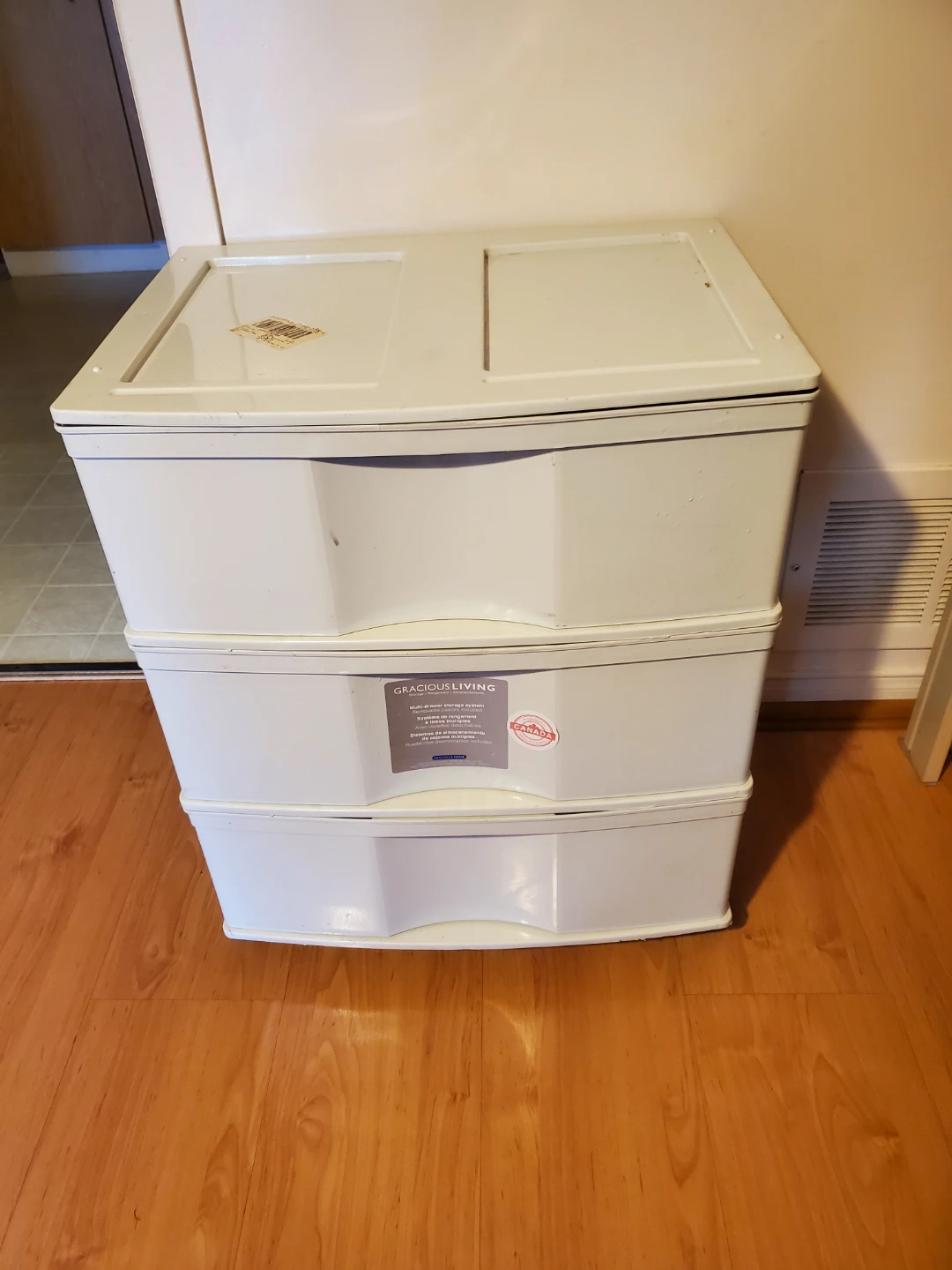 Gracious Living 3-Drawer Storage Unit - photo 2