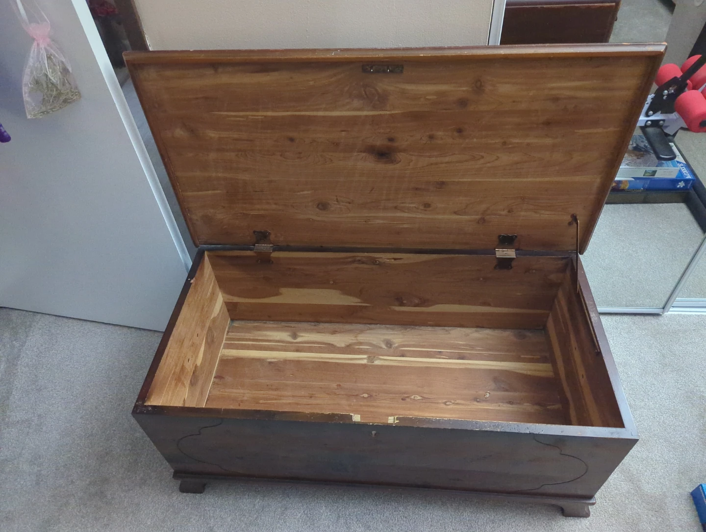Antique Cedar Chest Blanket Box