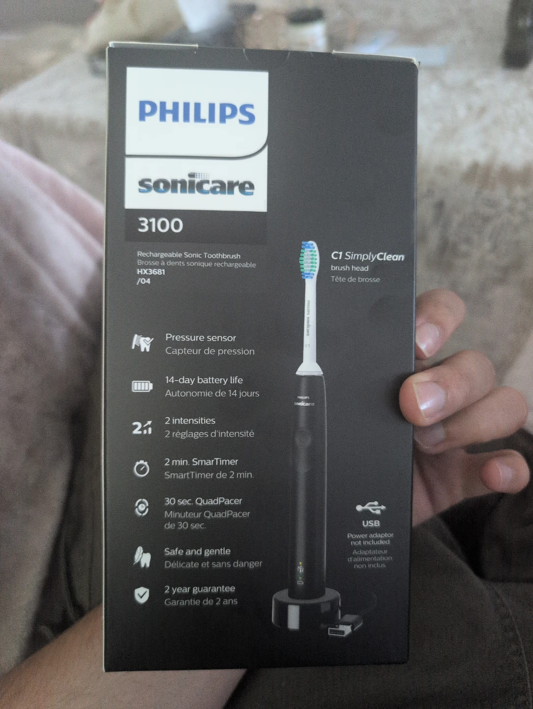 Philips Sonicare 3100 Rechargeable Sonic Toothbrush - photo 2