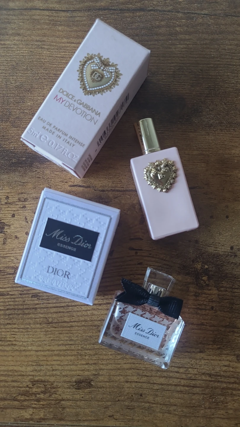 Dolce & Gabbana My Devotion + Miss Dior Essence Mini Perfume Set