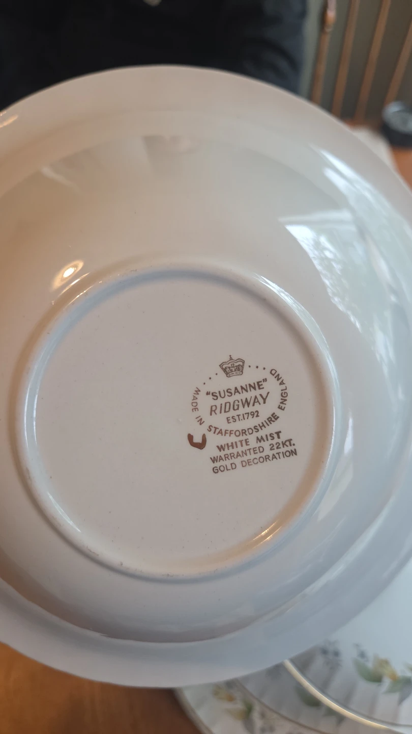 Ridgway "Susanne" White Mist Dinnerware Set - photo 2