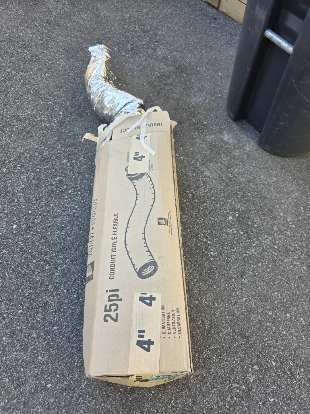 4" x 25ft Insulated Flexible Ducting - photo 3