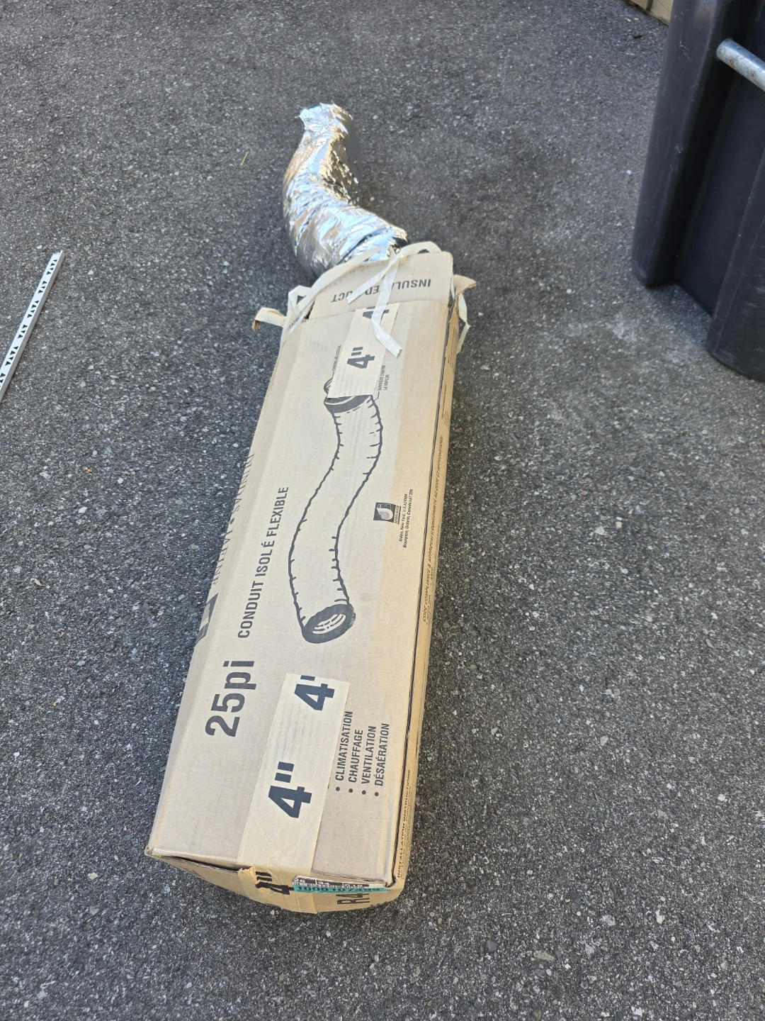 4" x 25ft Insulated Flexible Ducting - photo 4