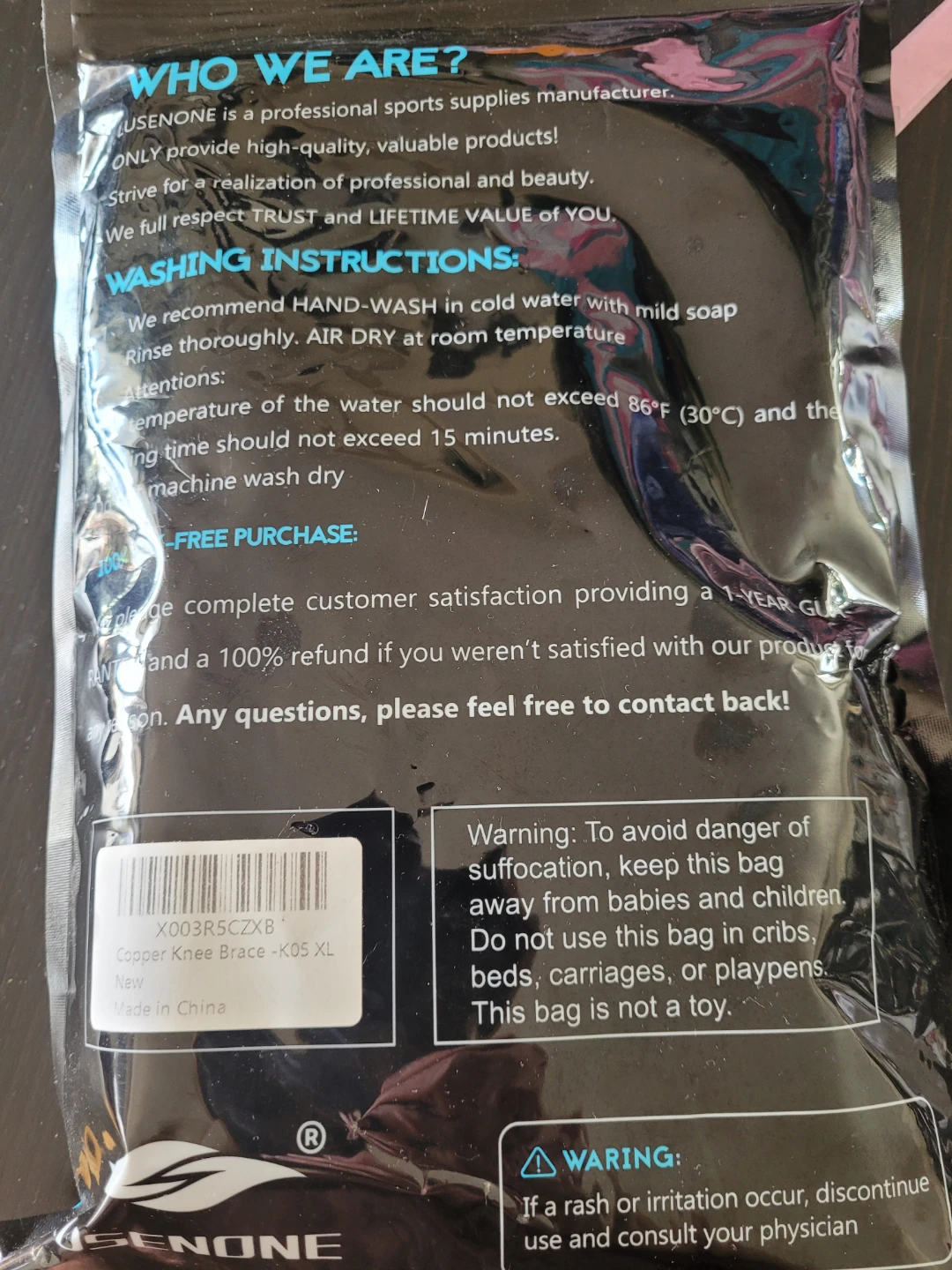 Lusenone Professional Copper Knee Brace XL - photo 2