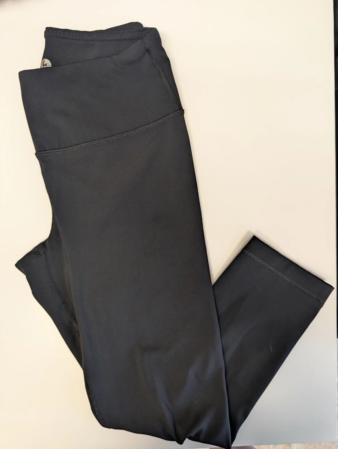 Black Leggings Size S - crop