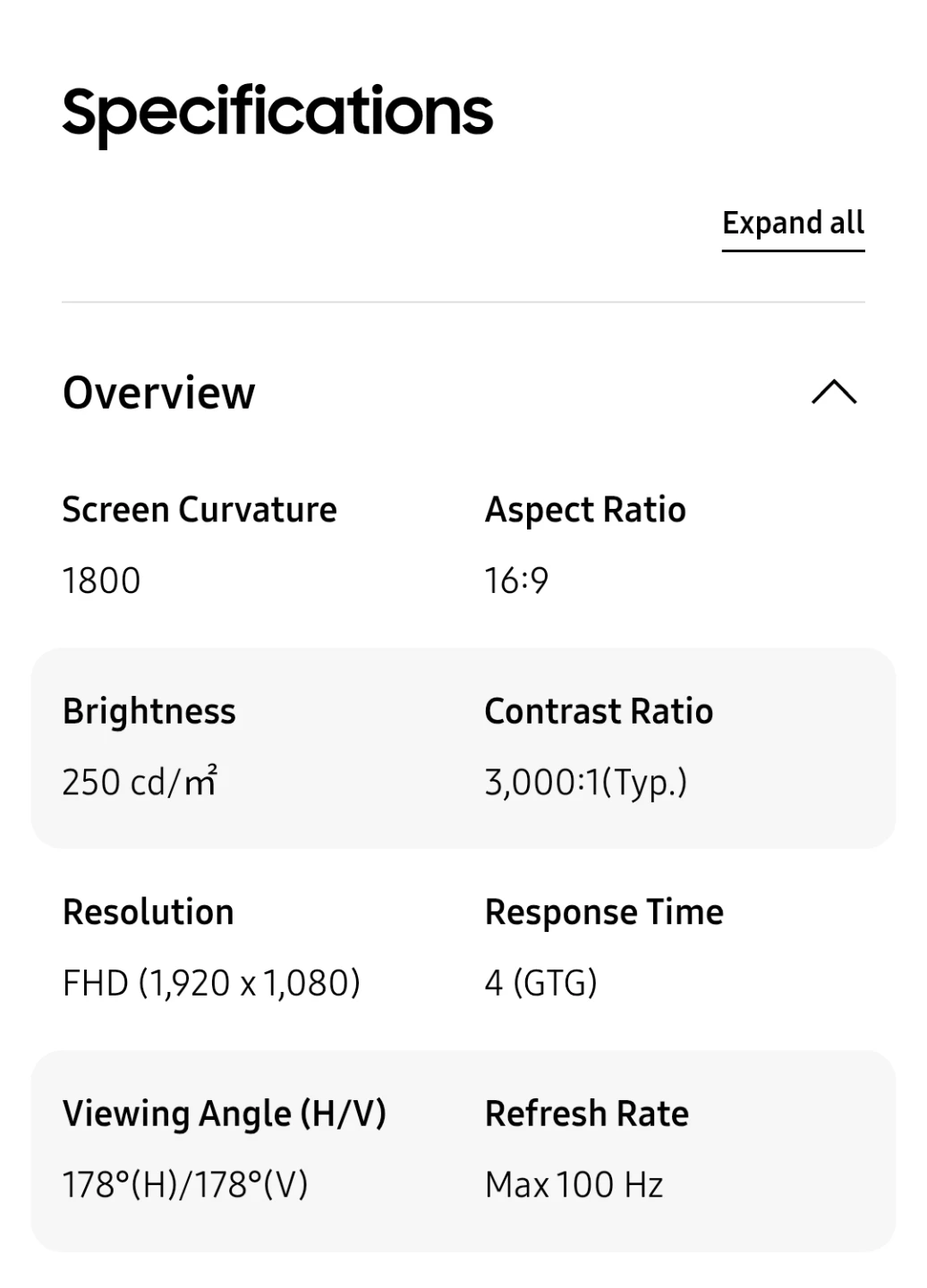 Samsung Essential Monitor S3 24-inch Curved FHD 100Hz - photo 5
