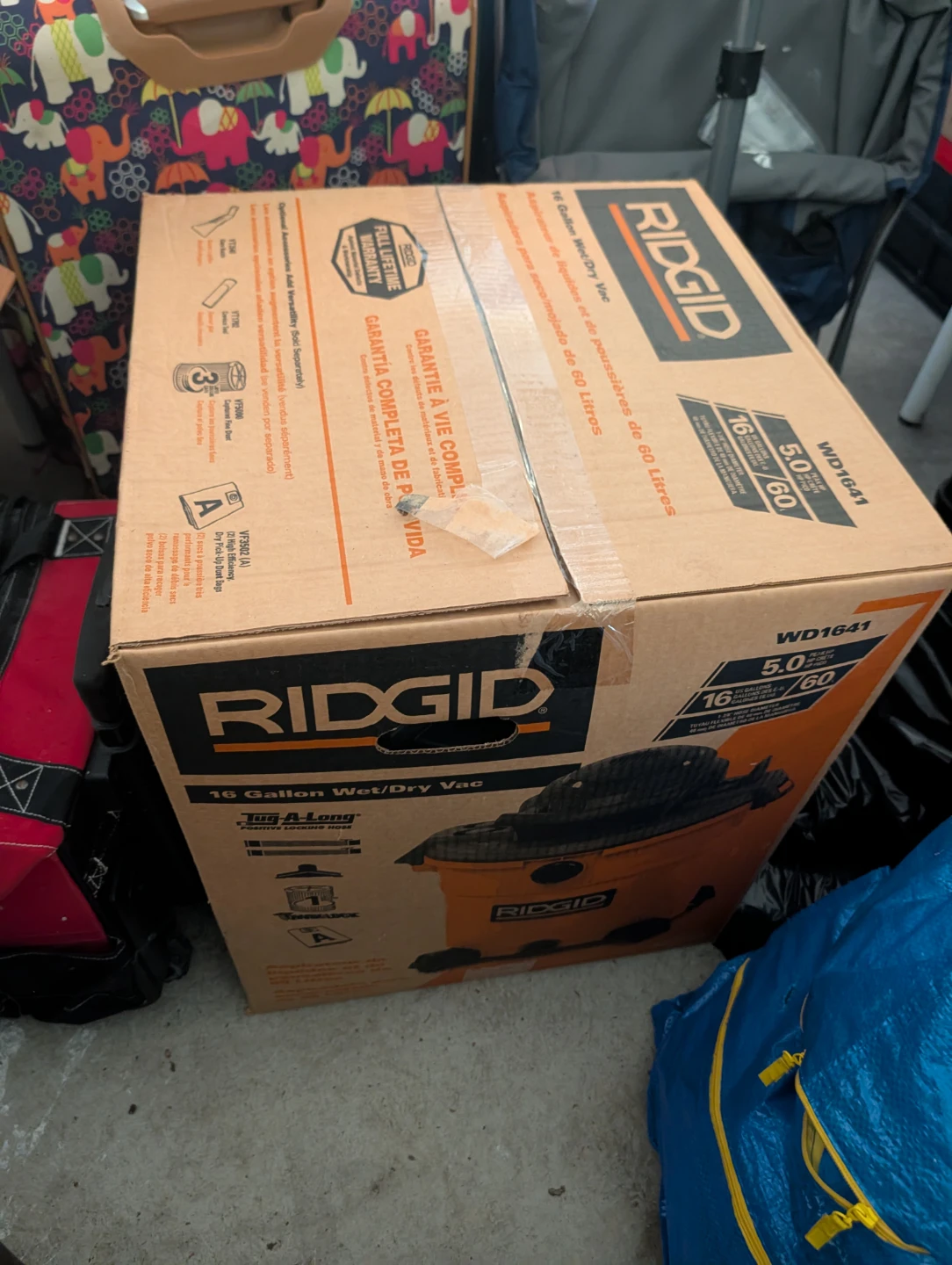 RIDGID 16 Gallon Wet/Dry Vac WD1641
